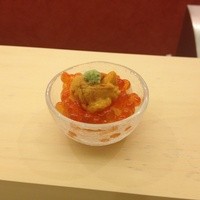 鮨 香坂 - ウニとイクラ