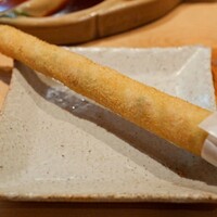 串揚げ 依知川 - アスパラ肉巻き