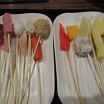 串まる - 串カツのネタ