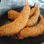 マルエーストアー - 【本日の購入品】
                                牛刺100g540円(税込)を300gちょいとエビフライ4本買って、2200円(税込)でお釣り来るって幸せ過ぎます★★★