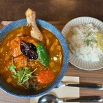 めしや爽 - 料理写真:チキン野菜スープカレー