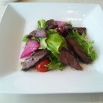 ブラッスリ 風間 - 鹿のレバーサラダ仕立て　レバーがサクっとする♡