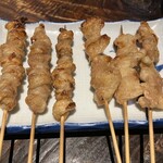 鳥名子 - 焼き物　皮　　三角