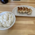 一合舎 - 【2024.3.31(日)】餃子セット（餃子5個＋小ライス）