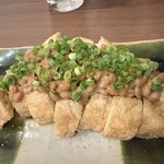 Sakedokoro Genki - 三角定規納豆のせ