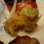 むかい灘 - アスパラの豚肉巻き衣揚げ