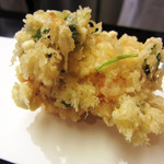 天ぷら すず航 - さくらコース かき揚げ