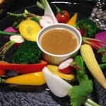 ビストロ アカサカ - 丸和さんのお野菜 アンチョビソース