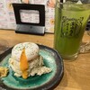 野菜巻き串 薄田商店 - 玄米茶ハイ