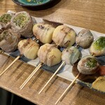 Yasaimakigushi Susukida Shouten - 野菜巻き串３本セット