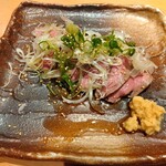 Wagyuuto kaisen bonkura - 和牛たたきポン酢