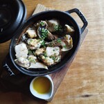 【4月的推薦】 3種貝類的Stoubu飯~番紅花黃油~