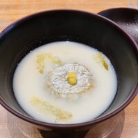 AKAI - 【写真①】蕗の薹餅(廿日市市：前川農園)の粕汁