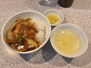 まんみ - 半カレー飯