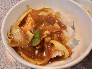 まんみ - 半カレー飯