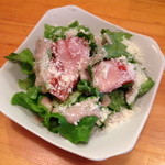 クッチーナ笑多 - ２０１４年２月のランチのサラダ。日によって内容が微妙に変化するので飽きません。