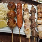ろばた仁 - 娘の好きな串の盛り合わせ✨