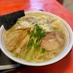 Sano Ramen Takano - 塩ワンタンメン970円＋大盛110円