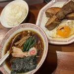 Heart Restaurant 安ざわ家 練馬店 - 生姜ラーメン＋チャーシューエッグ定食¥1,730