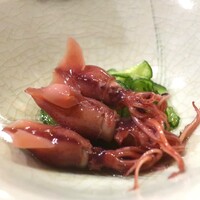 天一坊 - 富山産蛍烏賊の酢の物アップ