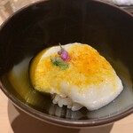 鮨 行天 - 口直しのとろろご飯