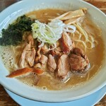 Daruma Shokudou - 鶏こってりラーメン大盛硬め