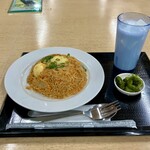 カレーエクスプレス - マトンビリヤニ ¥750+ ラッシー セット料金¥150