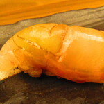 鮨処 凜 - ランチおまかせセット１０貫・凛　日替わり汁物付き　３５００円（税込）　握り-４　真鯛【２０２４年３月】