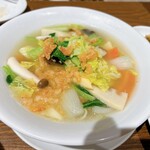 鼎泰豐 - 春キャベツと桜えびのタン麺