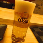 鮨処 凜 - 生ビール　【２０２４年３月】