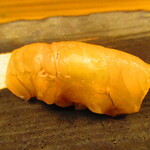 鮨処 凜 - ランチおまかせセット１０貫・凛　日替わり汁物付き　３５００円（税込）　握り-１　平目【２０２４年３月】