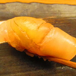 鮨処 凜 - ランチおまかせセット１０貫・凛　日替わり汁物付き　３５００円（税込）　握り-４　真鯛【２０２４年３月】