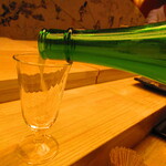 鮨処 凜 - 香川県　川鶴酒造　讃岐くらうでぃ　　　　グラス　１３００円　【２０２４年３月】