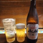 Kyuushuuryouri Nidaime Motsunabe Watari - ジンジャーサワーとビールで看板