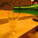 鮨処 凜 - 香川県　川鶴酒造　讃岐くらうでぃ　　　　グラス　１３００円　【２０２４年３月】