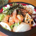 Koubashiya - 海老とレンコンの自家製豆腐サラダ(850円)