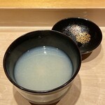 鮨 はしもと - 青森十三湖のシジミ汁
      沁みるな〜！