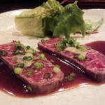 酒盃 - 由利牛のたたき・・。