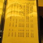 鮨処 凜 - ドリンクメニュー　2　【２０２４年３月】