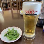 Chuuka Gyouzarou - 生ビールとお通し