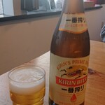 角萬 - 瓶ビール(中瓶) ¥550