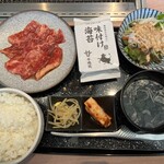 焼肉 平城苑 幕張店 - カルビランチの肉増し