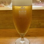 ふく鮨 - 「キリン生ビール」