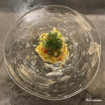 カーサ・デル・チーボ - 桜鱒とウイキョウのオレンジが香るクリームソースの冷製タリオリーニ