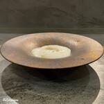 カーサ・デル・チーボ - メッツァルーナ 毛蟹のみそのソースと蕗の薹のスキューマ