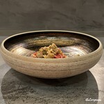 カーサ・デル・チーボ - シャモロックの肉とレバーと胡桃のラグーで味わうビーツを練り込まれたタリアテッレ