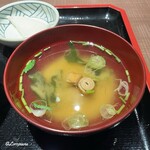 なんぶの郷 - 巻麩入りの味噌汁