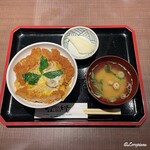 なんぶの郷 - かつ丼ランチ(御開帳)