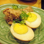 旬味ひげ - 2014.2手羽元とゆで玉子の黒酢煮