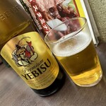 スタミナ苑 - エビス中瓶